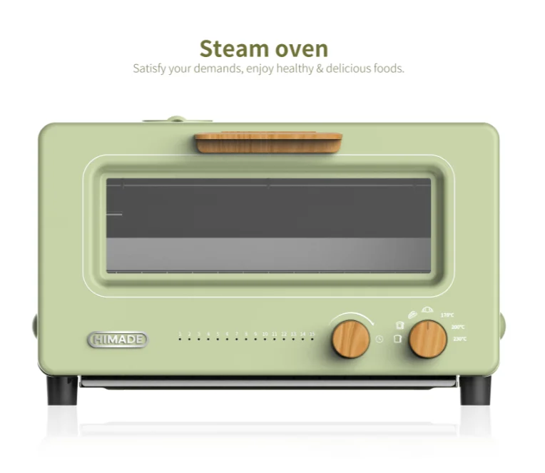 High Quality 10L Steam Oven Toaster Japan & Korea Style Hot Sale Elegant Stainless Steel Mini Electric Installation with Water