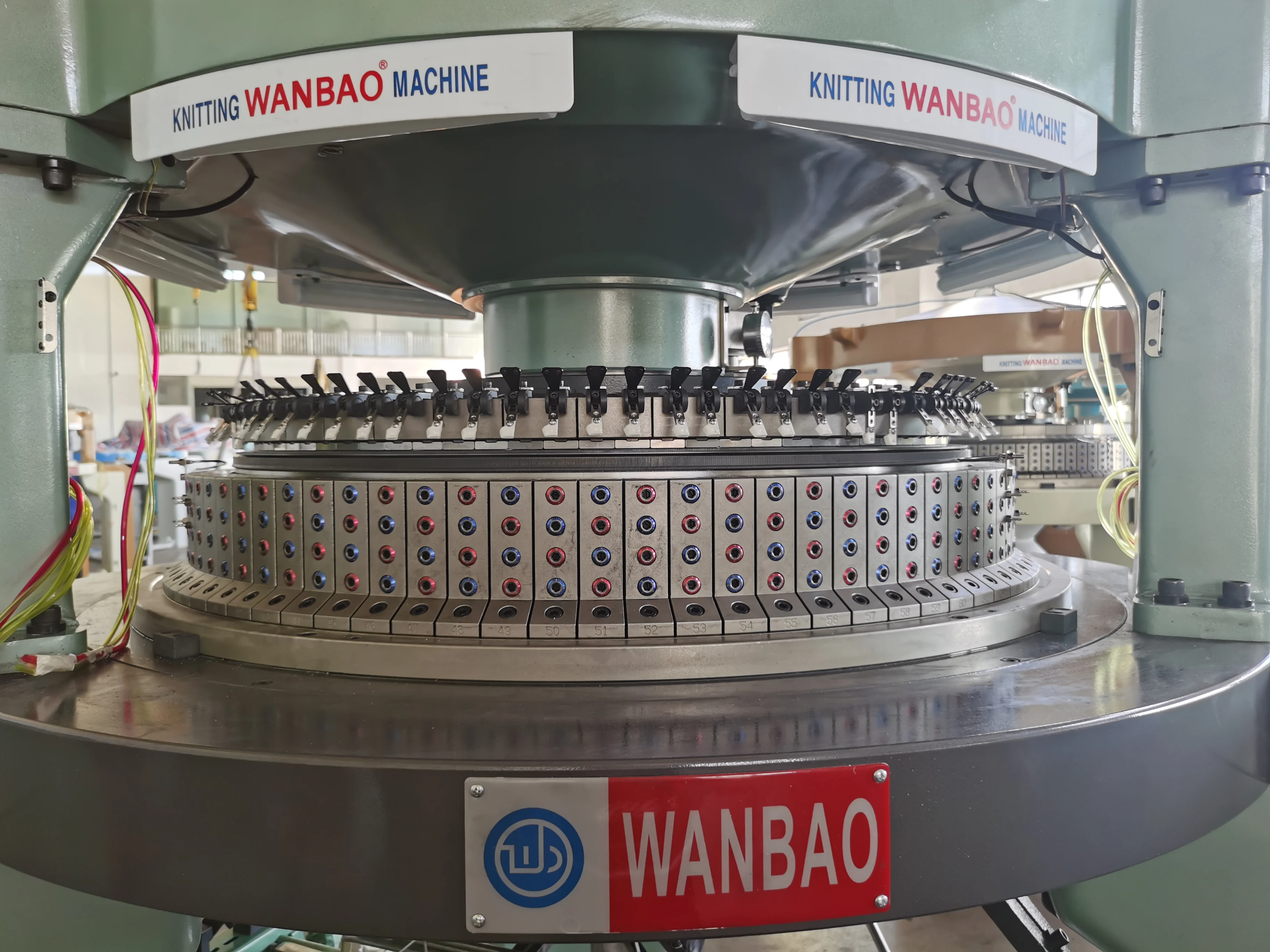 WANBAO Custom  Double Jersey Knitting Machine High OutputTextile Machinery Standard Tubular Frame