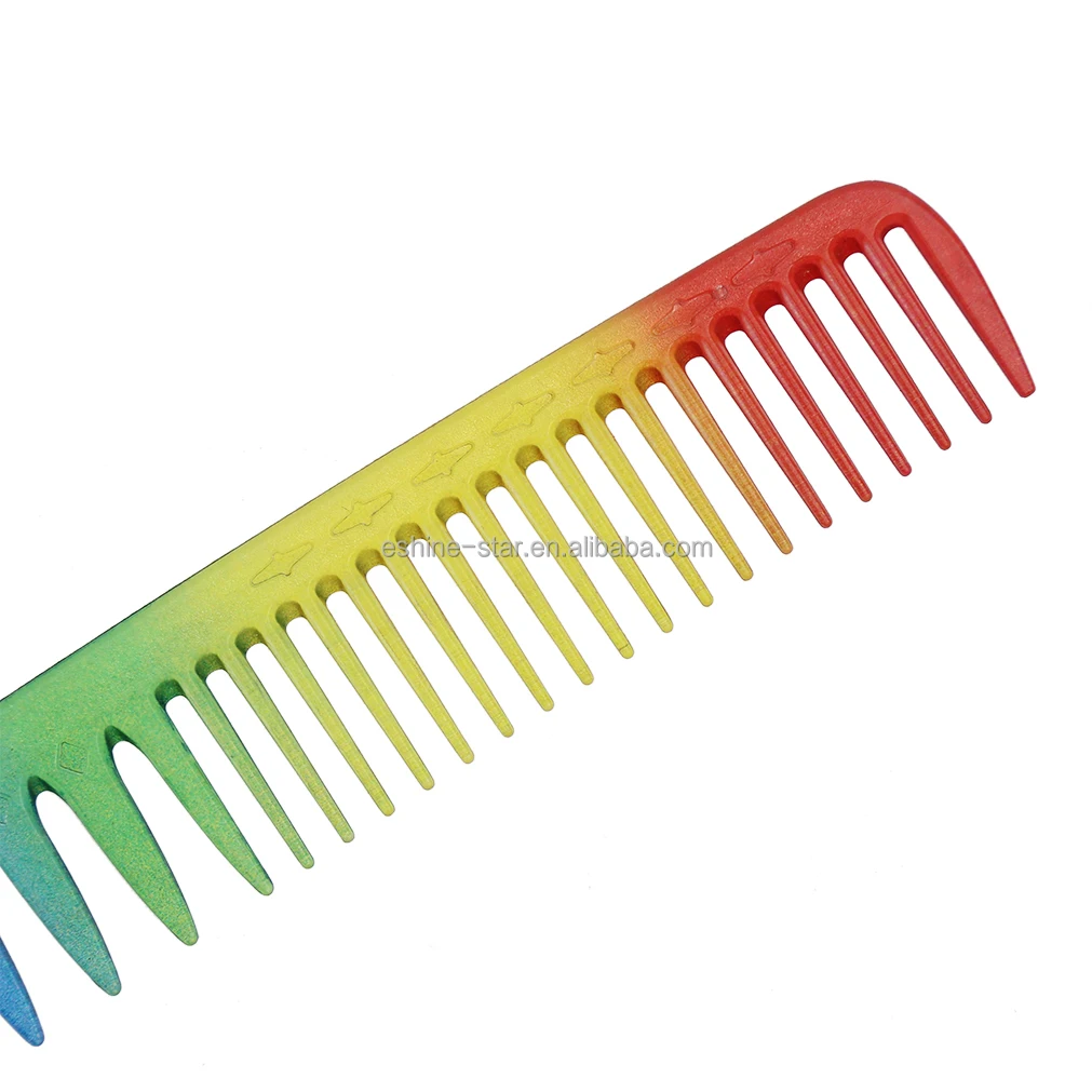 2021 New Products Rainbow Comb Made In Japan Hot Comb Custom Logo