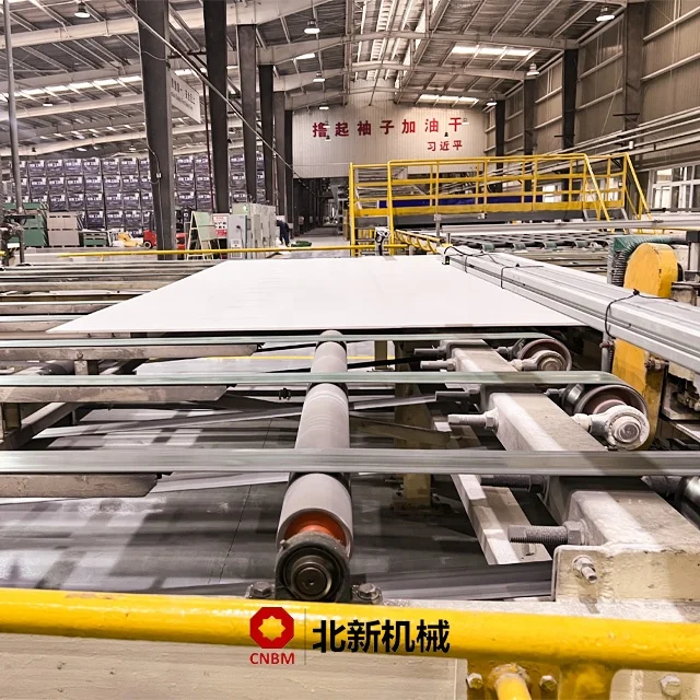 gypsum board plasterboard production line