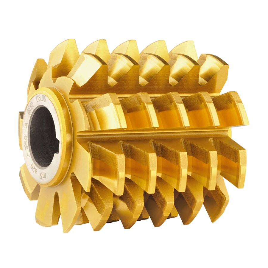 HSS 6542 Preshaving hobs cutters cinduction hob TiN coating hobbing hot sale factory