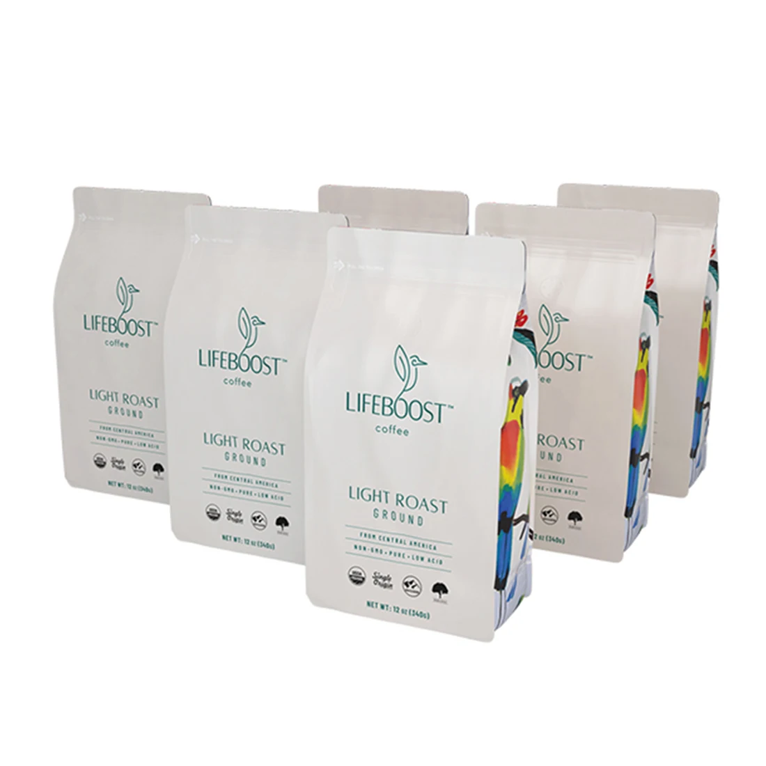 Light Roast Organic Coffee Ground for 6 bags ground coffee arabica coffee beans roasted wholesale