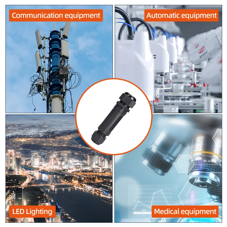 E-Weichat Outdoor Cable Electrical Underwater Connectors Lighting Wire Clip IP68 Waterproof Connector