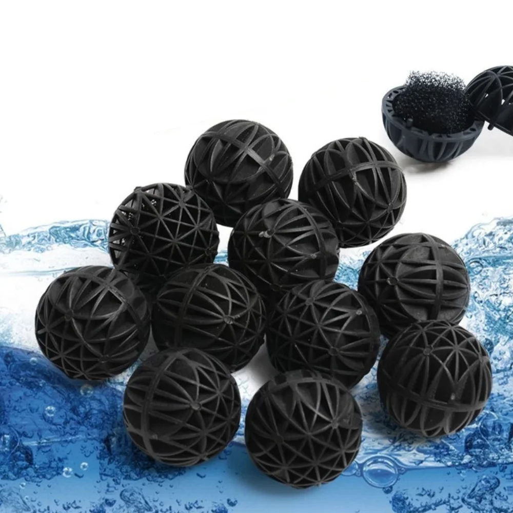 26mm 36mm 46mm Biological Balls Filter Media Effective Aquarium Filter Bio Balls with Sponge