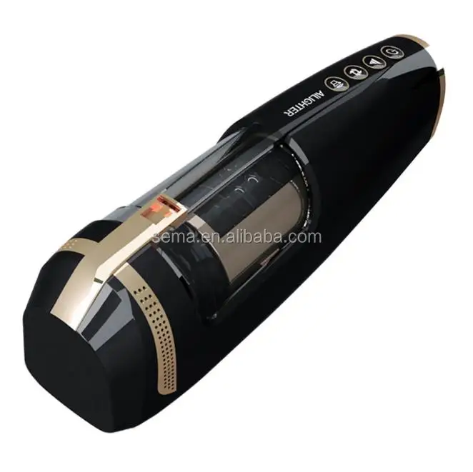 Ailighter sex toy heat up warm vagina electric thrust masturbator for man