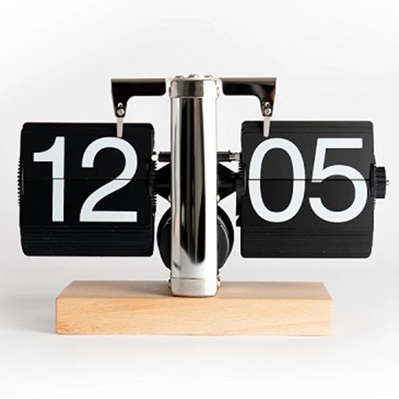 Manufacturers Wholesale Gift Office Custom  Digital Home Retro Desk Creative Mechanical Page Flip Clock