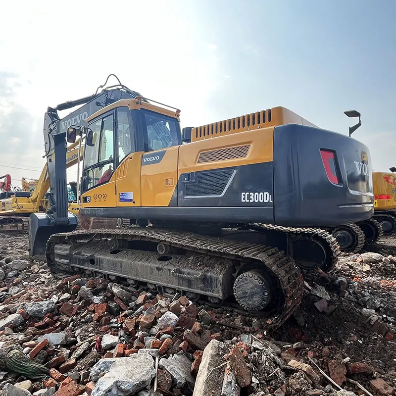 Двигатели для машинного оборудования 30 тонн б/у Volvo EC300 большой экскаватор Sweden импортный volvo300 заводской продажи