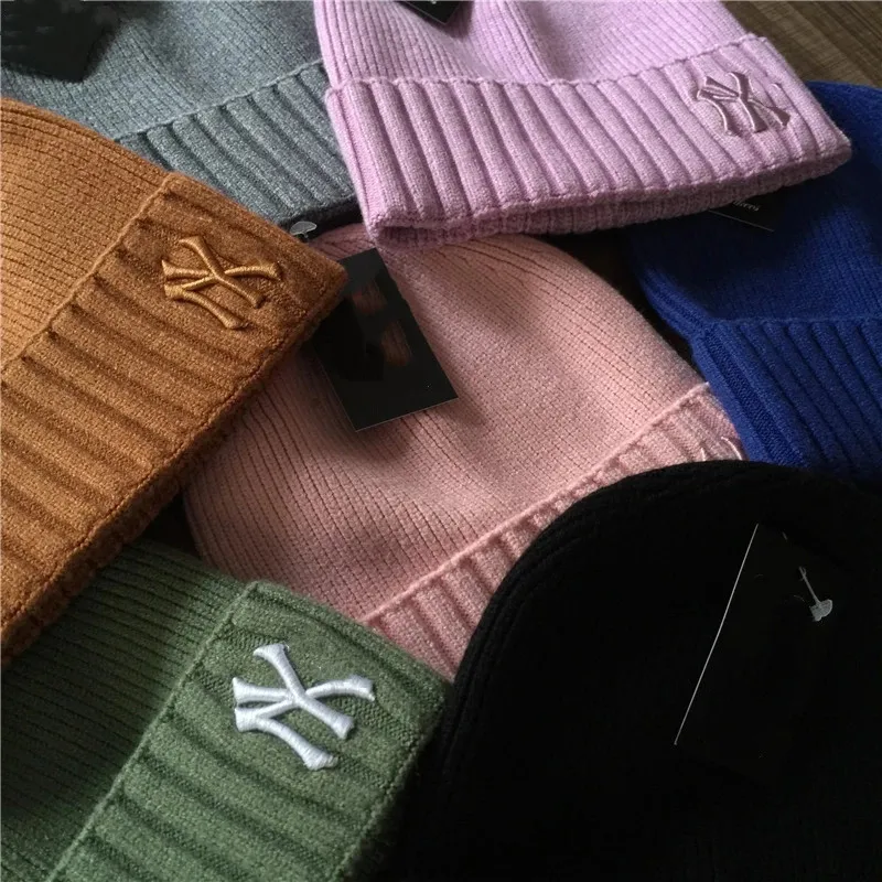2021 оптовая продажа gorras вязаные шапки Нью-Йорк шапка-бини под заказ зимняя шапка дизайнерская шапочка для