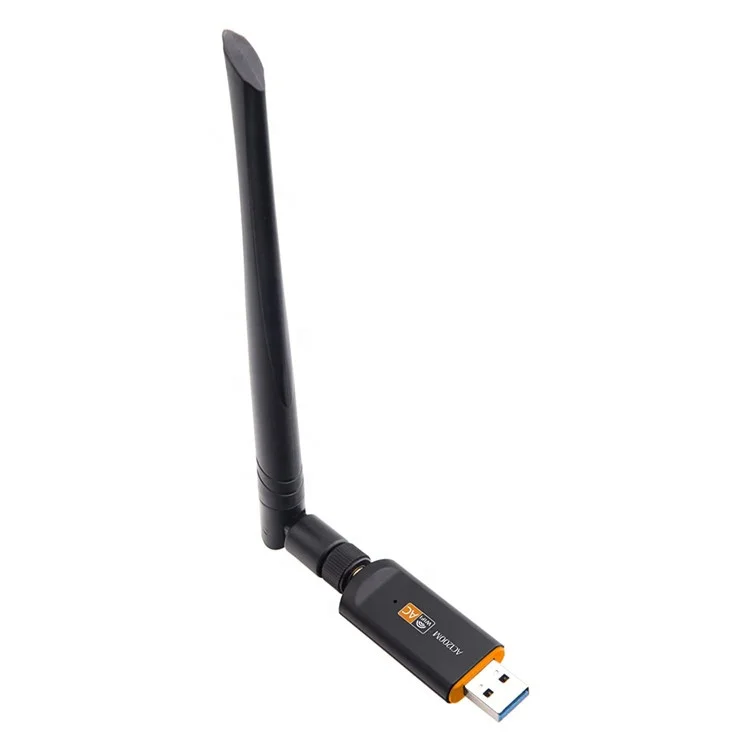 USB WiFi Adapter for PC, AC1200M USB Wi-fi Dongle 802.11ac Wireless Network Adapter with Dual Band 2.4GHz/5Ghz, High Gain 5dBi