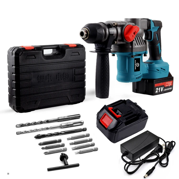 Factory Price Professional High Power Industrial 26mm Concrete Lithium Ion Power Tools 21V Cordless Brushless Hammer Drill