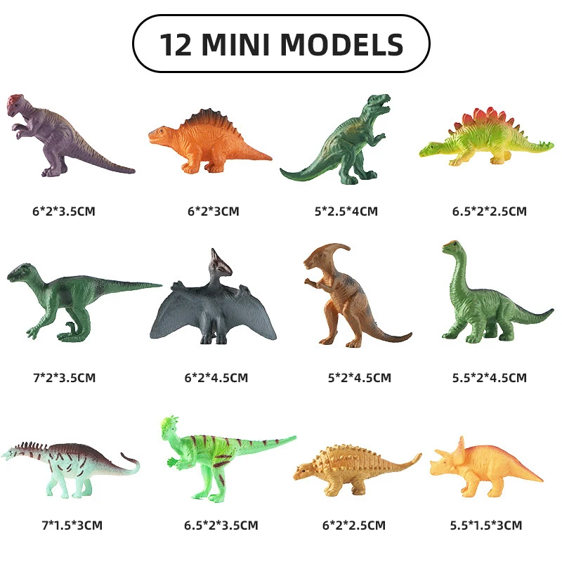 Wholesale Plastic Animal Toys Mini Wildlife Series Model Sea Creatures Decoration Lion Dinosaur PVC Toy