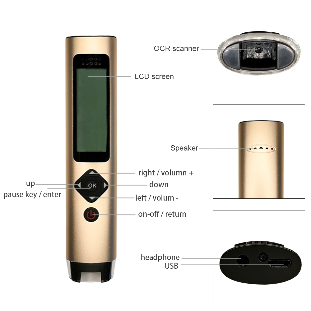 2021 al kareem цифровая цветная говорящая ручка Коран чтение мусульманской молитвы makka al quran
