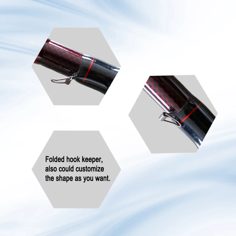 Customized 3.3m 3-section Carbon Fiber Carp Fishing Rod