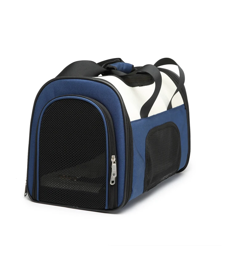 
Expandable Soft Sided Airline Approved Pet Carrier with Padded Insert 