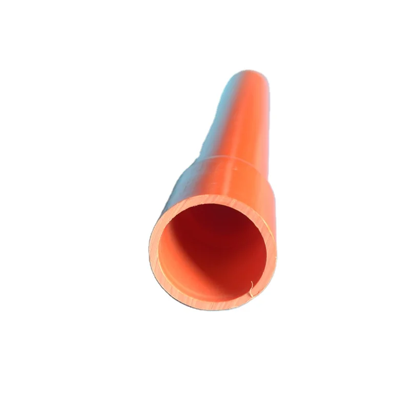 PVC Pipe  orange  electrical conduit pipe underground