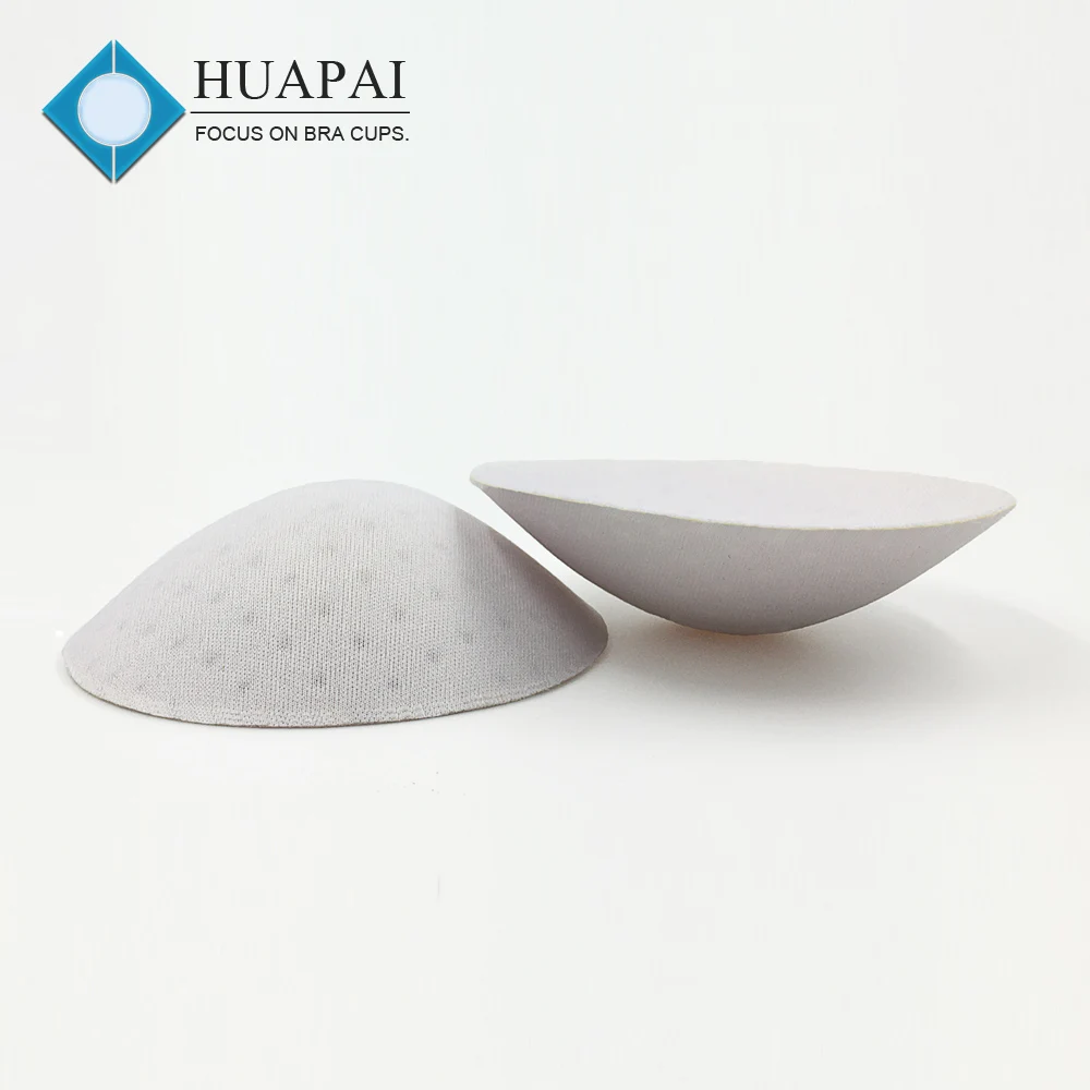 Full coverage breathable soft molded round foam bra cup in different color for swimwear