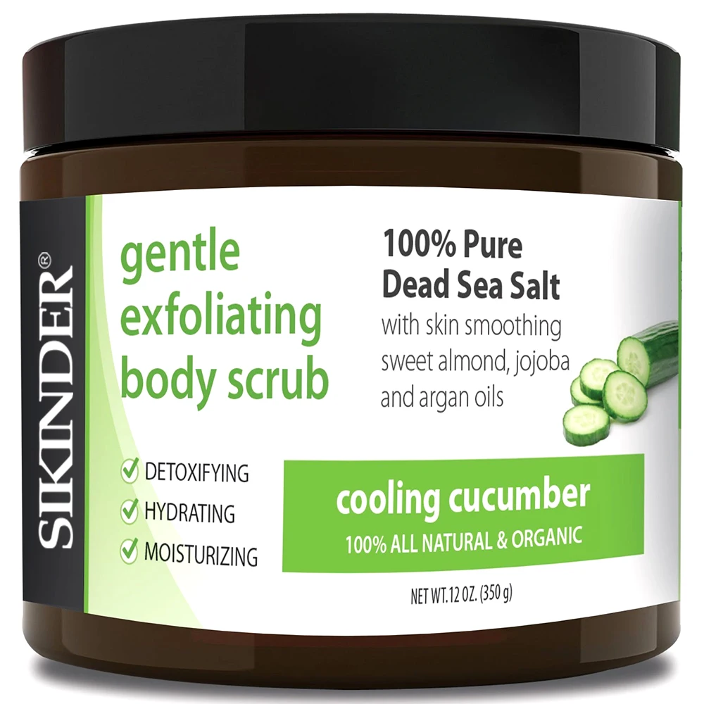 Scrub Body Exfoliating Sea Dead Salt Coconut Face Best Sugar 250g