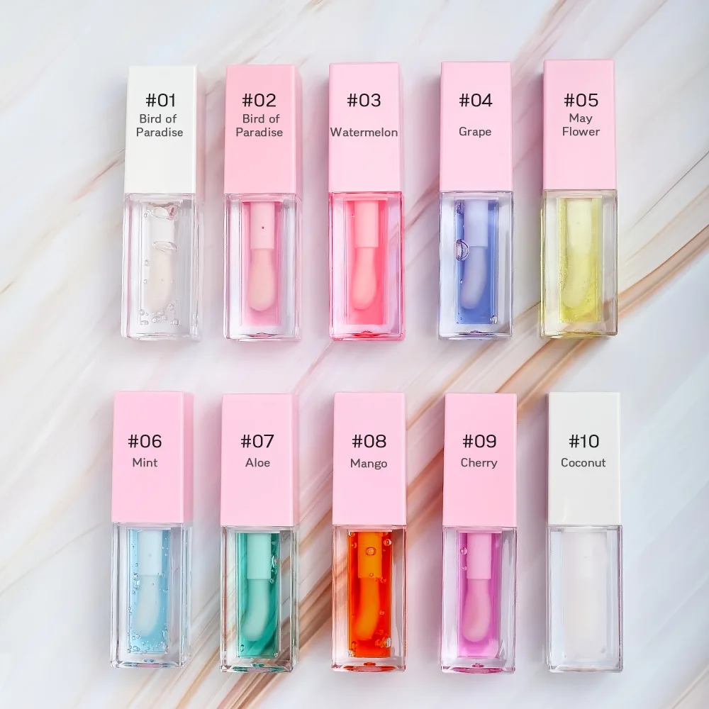 The New Women Cosmetics Plump Oil Balm High Pigment Lip Plumper Gloss Bee