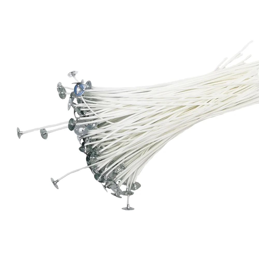 Wholesales 8-20cm 3 Candle Wicks DIY Candle Wicks Smokeless Wax Pure Cotton Core for for Making Candles