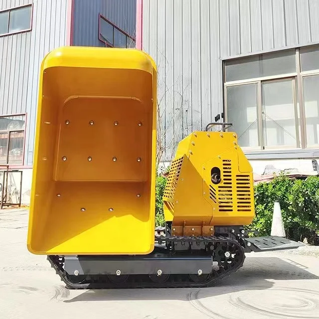Liondi Portable Hydraulic Mini Dump Truck 270° Swivel Crawler Dumper For Sale