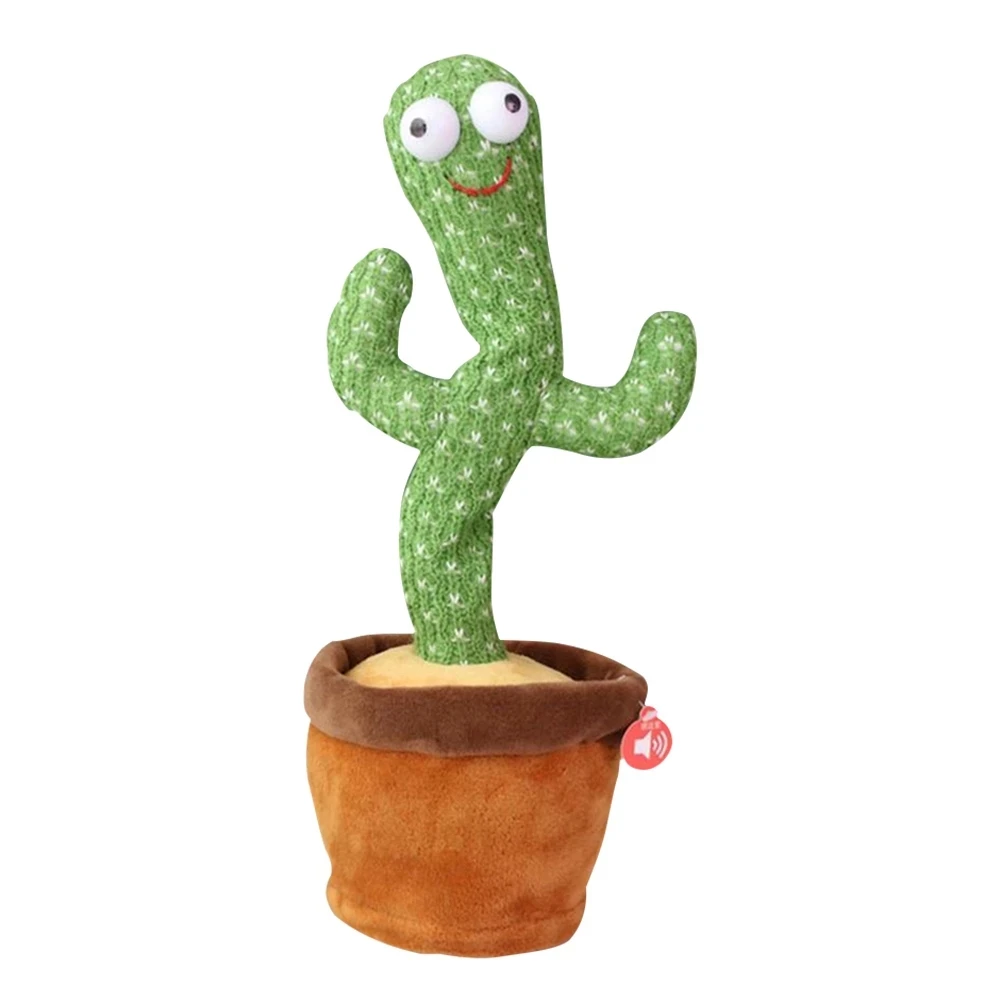 Electronic Swing Cactus Singing and Dancing Car Dashboard Decorations Dancer Valentines Gift Dancing Cactus Plush Toys