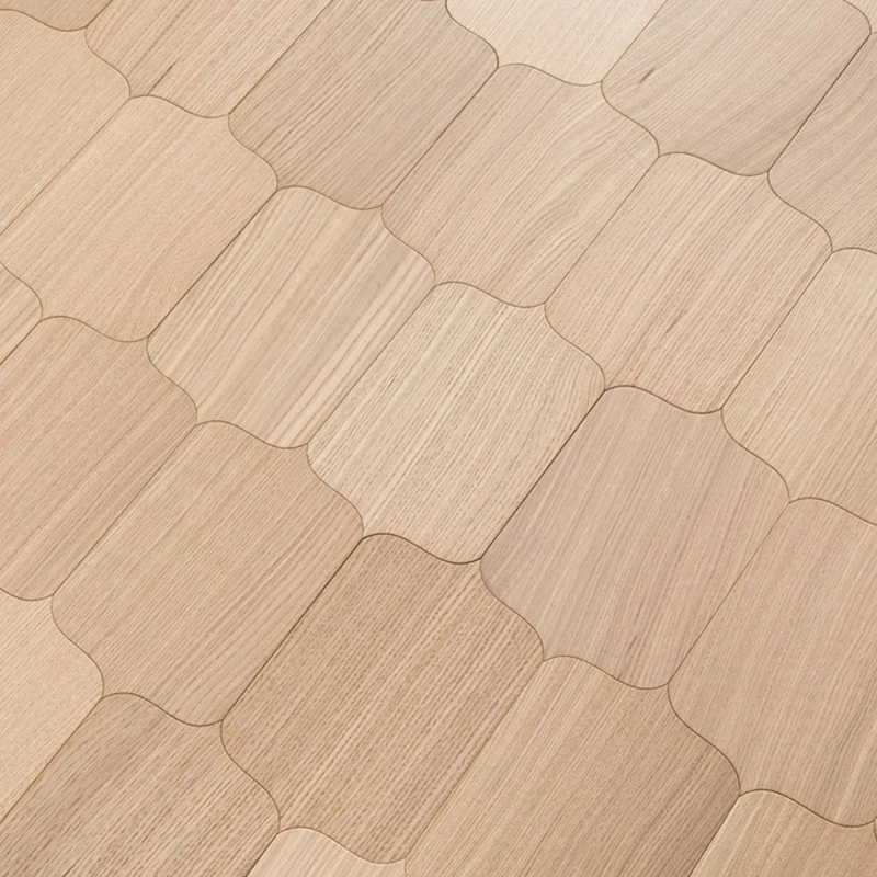 Visual Balance Laminate Parquet Wood Flooring Brick Parquet Floor White Oak Parquet Flooring