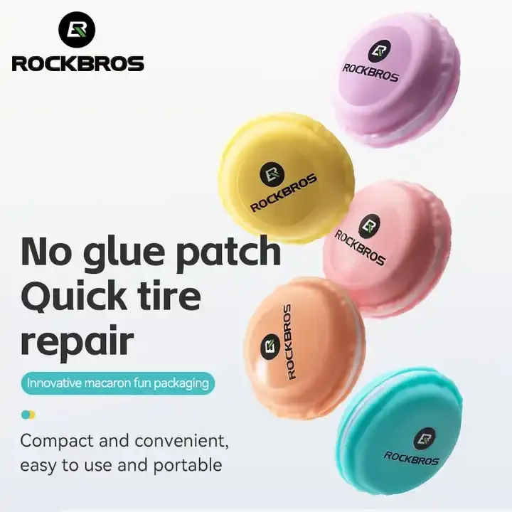 ROCKBROS Silicon Cyclilng Tire Repair Patch Kit Universal Puncture Bike Flat Bicycle Scooter Tyre Repair Patch