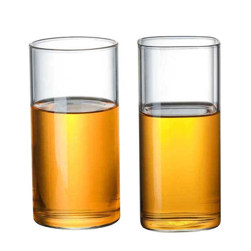 Производство боросиликатного стекла, элегантная дешевая классическая стеклянная чайная чашка 320 мл