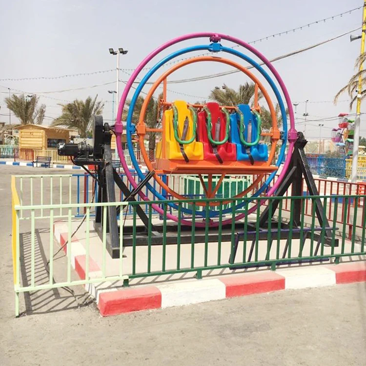 adult theme park 6 seats rotating ride other amusement park rides customized products space ring rotating ride For Sale