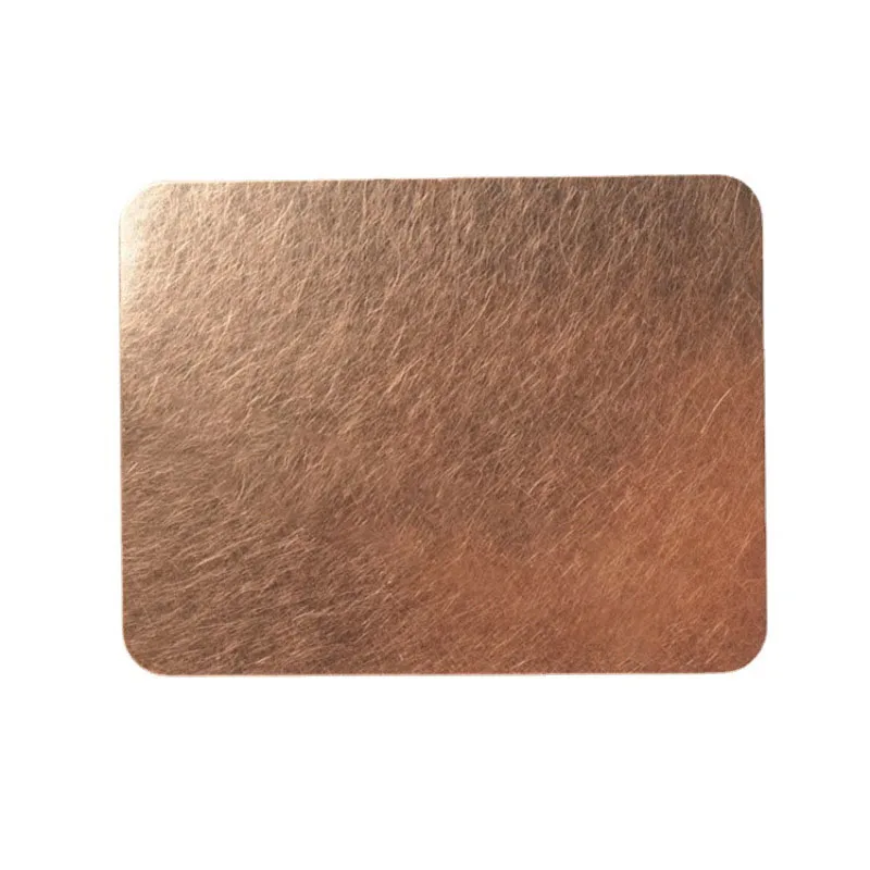 etched press plate for decorative panel 0.3mm 0.4mm 0.5mm mirror color stainless steel decorative sheet metal wall panel price