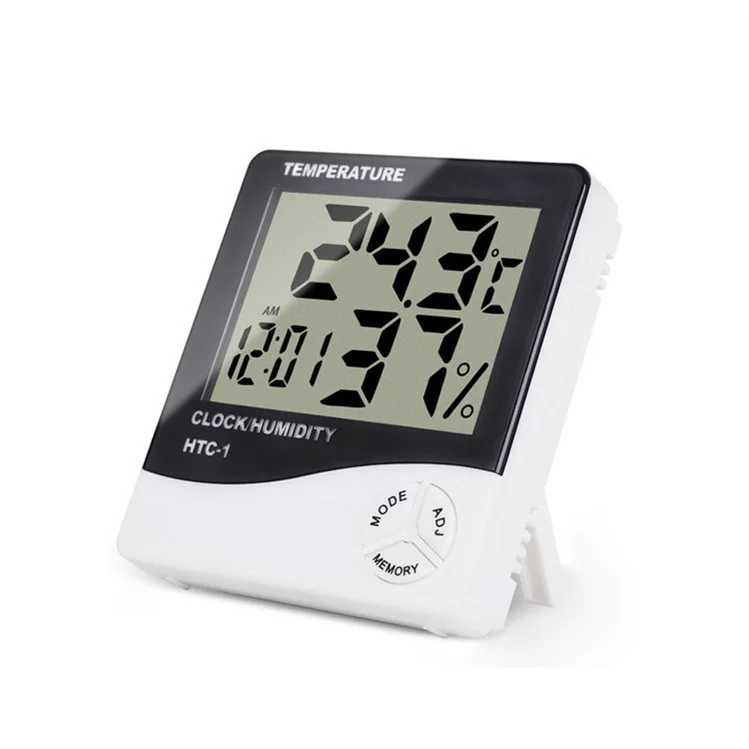 High Quality Indoor Room LCD Electronic Temperature Humidity Meter Weather Station Digital Thermometers Hygrometer