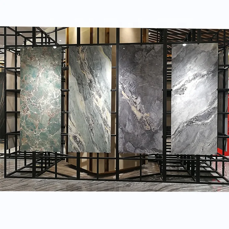 1200x2700mm porcelain slab black porcelain slab engineered big slabs 6mm thin sintered stone