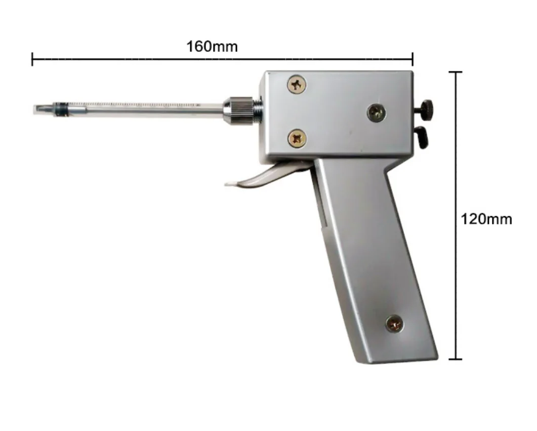
Veterinary stainless steel continuous chicken insemination gun for poultry farming use 