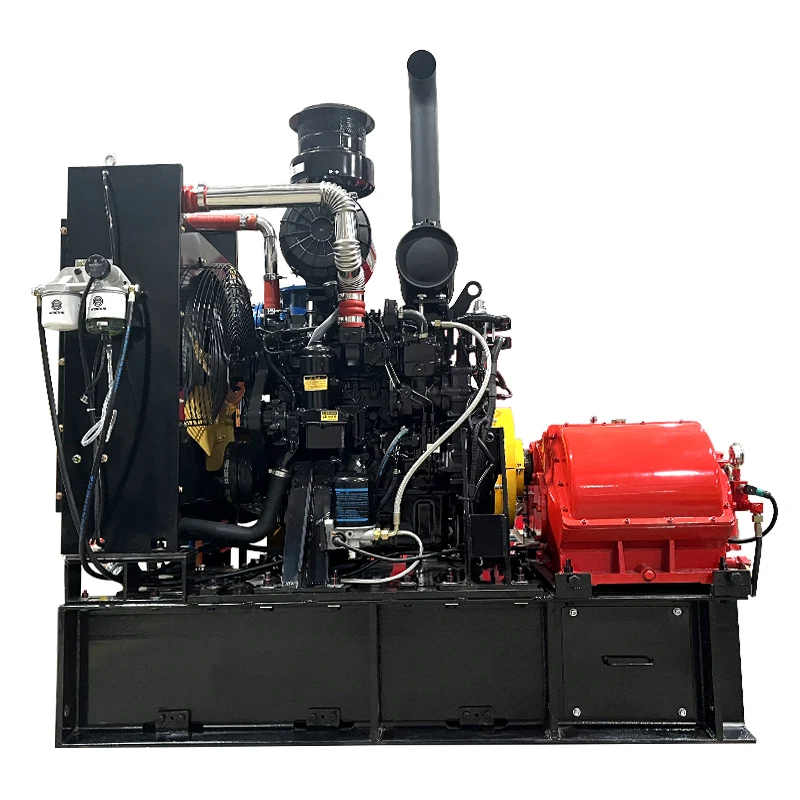 high pressure water jetting pump unit PW-203-DD diesel engine washing equipment maximum pressure 2800bar