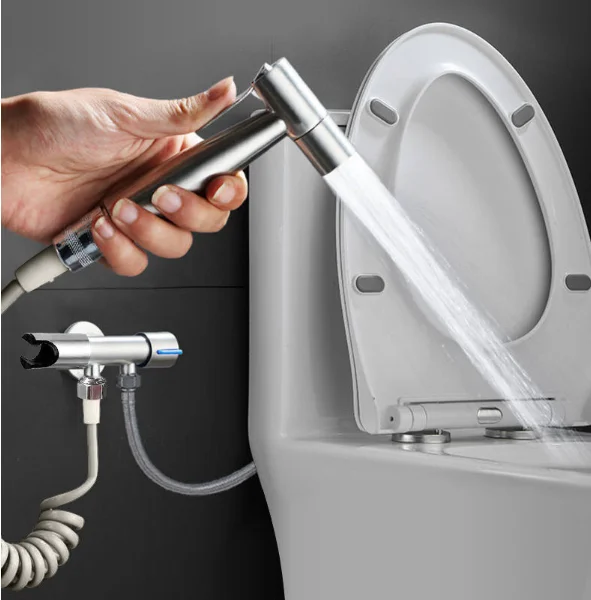 Custom Household Toilet Companion Washer Spray Gun Bathroom Flushing Handheld Pressurized Toilet Spray Gun