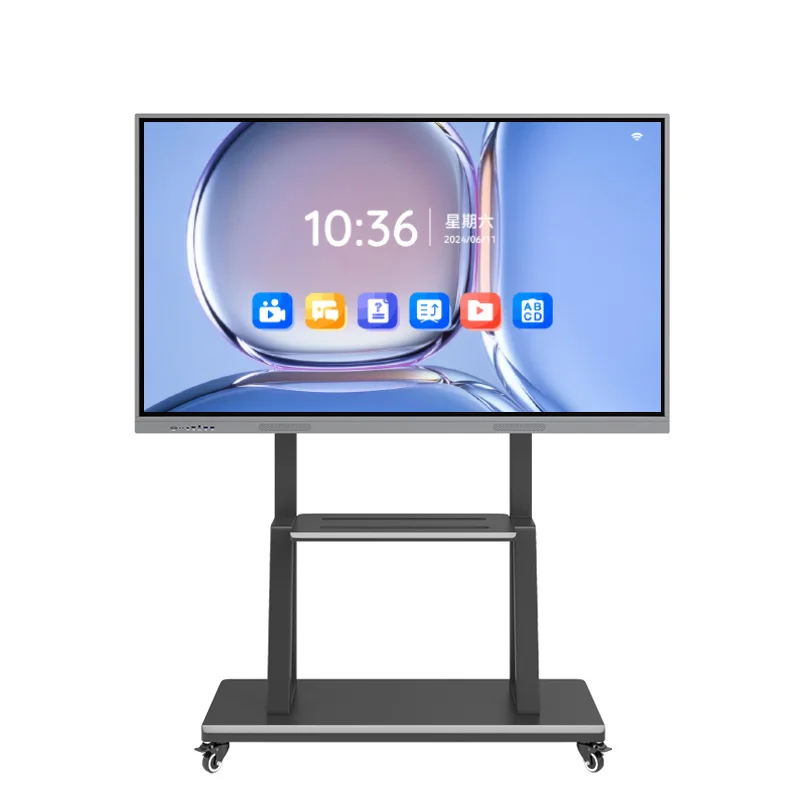 55-100 Inch Finger Multi Touch Screen LCD Display Electronic Digital Interactive Smart Whiteboard For Classroom Education