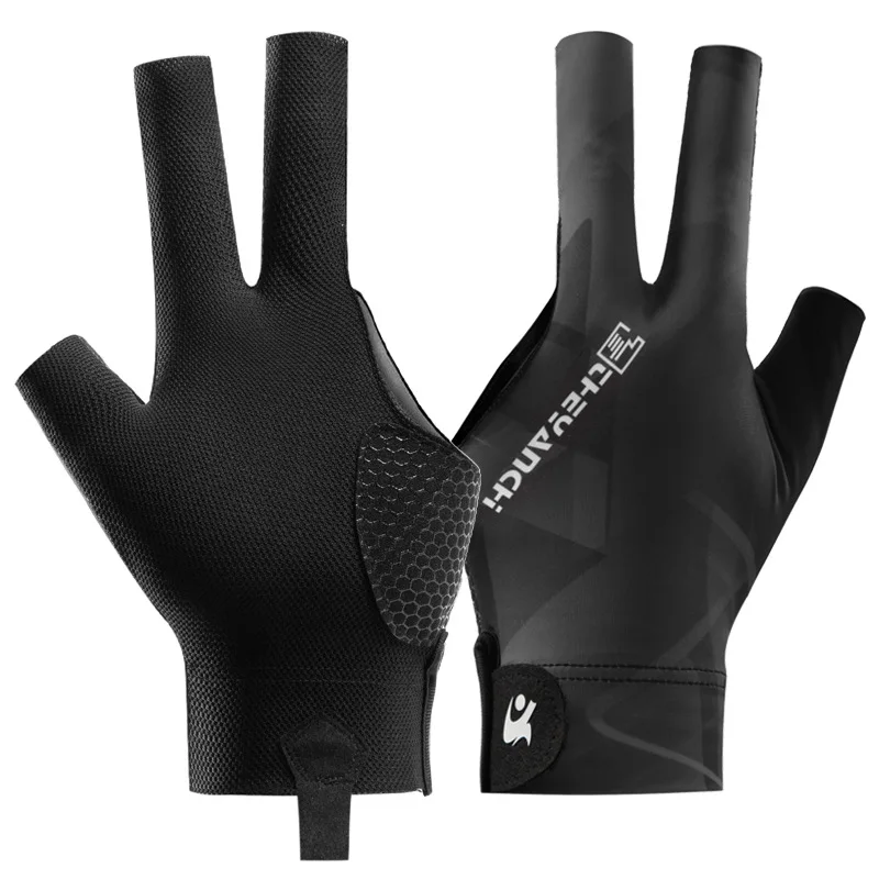 Billiard Glove Mesh Non-Slip Left Hand Pool Billiards Snooker Glove for Men and Women