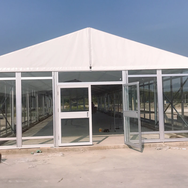 High quality White Outdoor Canopy Garden  Frame Tent Party Event Wedding Tents For Events 6 m x 9 m