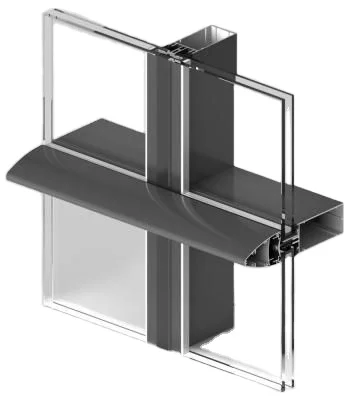 Modern Design Sliding Windows Frame Aluminum Extruded Profile Aluminium Window Frames