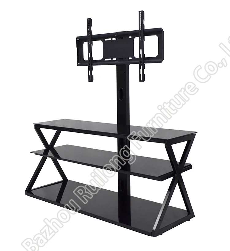 Hot Sale New Design Modern Simple Luxury Television Stand TV Unit Table LCD Glass Modern TV Stand Living Room Furniture
