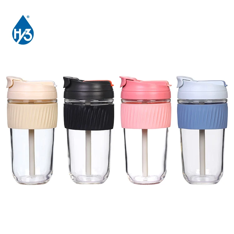 HY3 pepsi cola glass cup borosilicate color glass cup sippy cups of glass