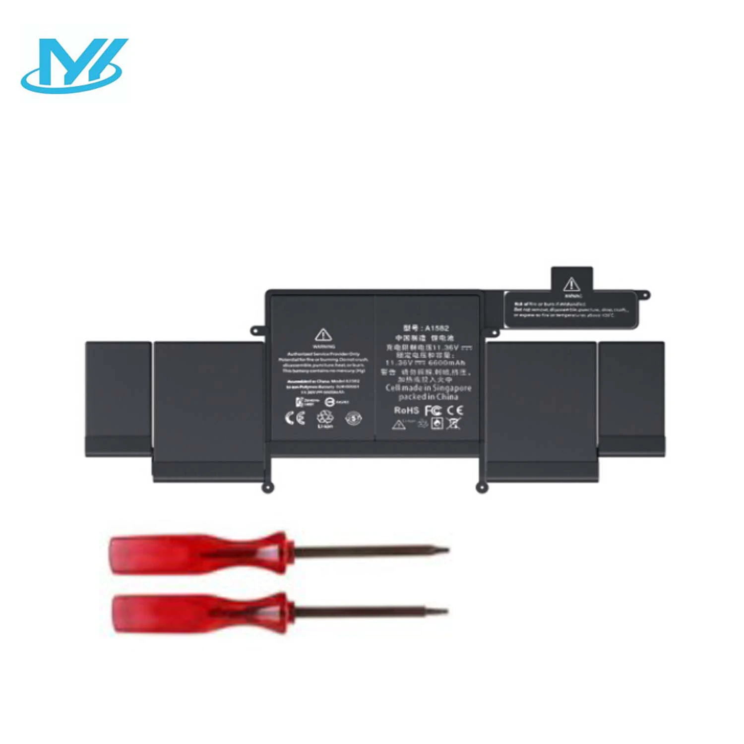 Best-seller OEM/ODM 6330mAh 11.34V 71.8WH Laptop battery for apple macbook A1493  A1582 A1502  Notebook
