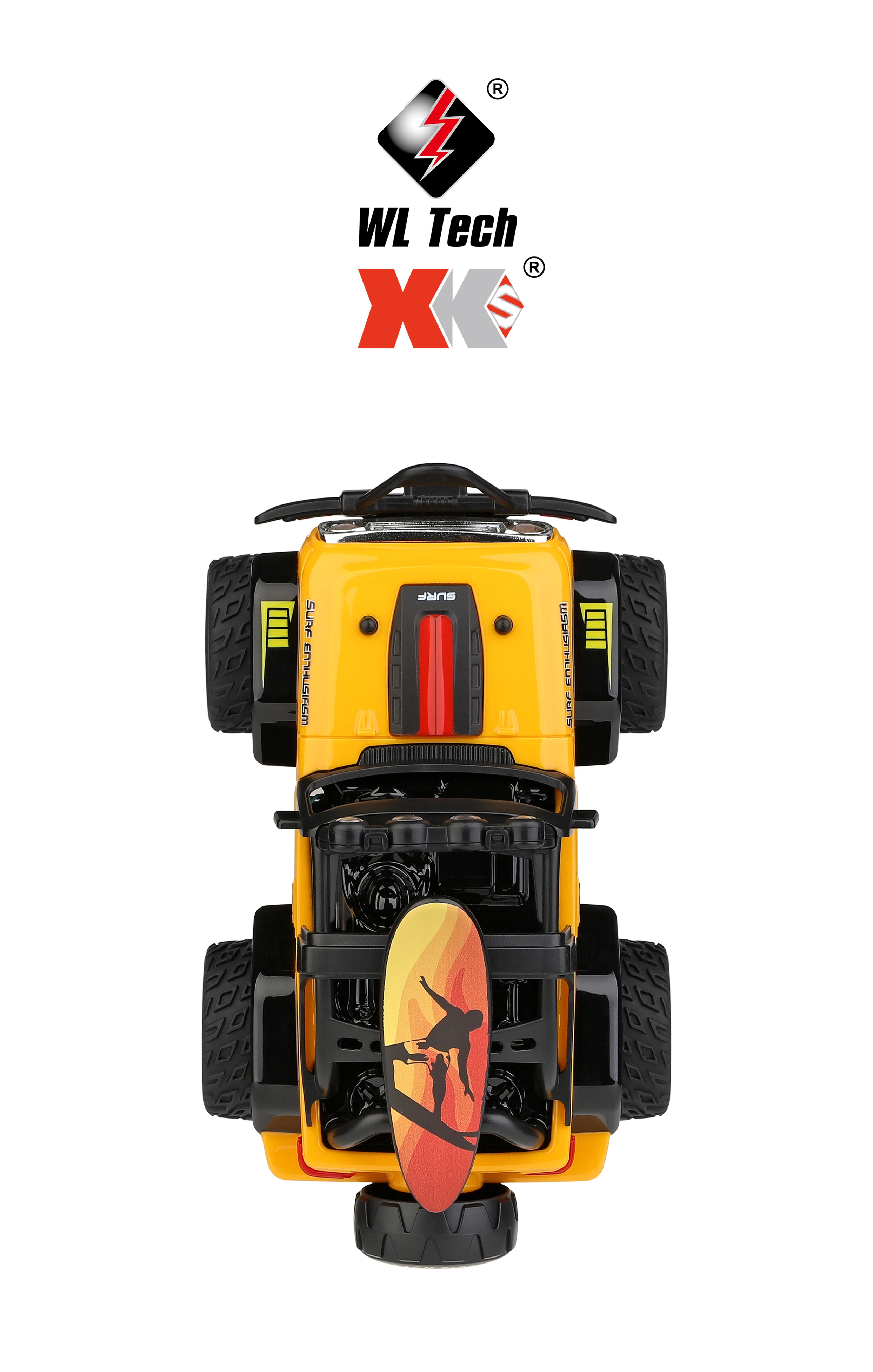 New WLToys 322221 1:32 Mini Cars Toy Electric Two-wheel Drive Off-road Radio Control Vehicle Toys Model for Kids