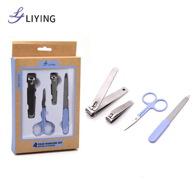 LIYING Custom logo stainless steel high quality nail manicure & pedicure set