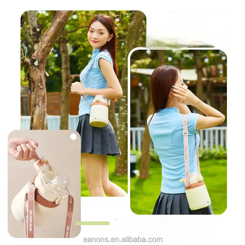 Portable Fast Heat Heating Boiler Tea Keep Warm 304Stainless Steel Electric Hot Water Cup Bottle Travel  Kettle
