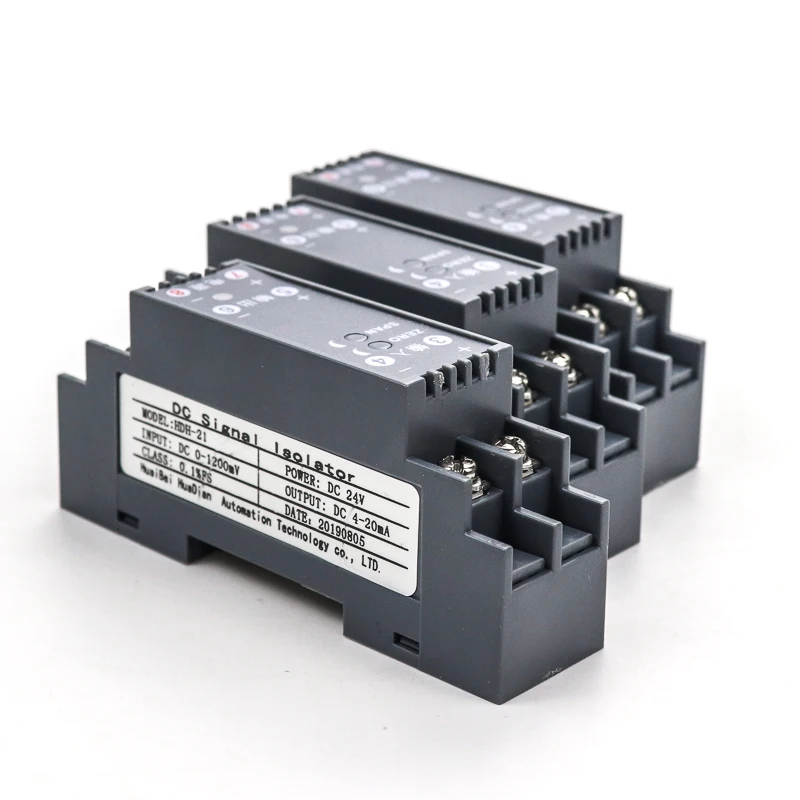 HDH dc 24v analog signal converter 75mv 420ma