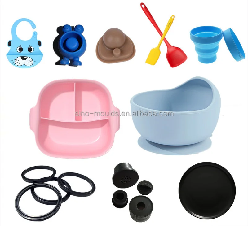 Silicone rubber products factory silicone mould make silicone molds for folding basket and bucket