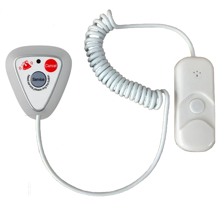 Wireless hospital emergency calling system panic button for patient
