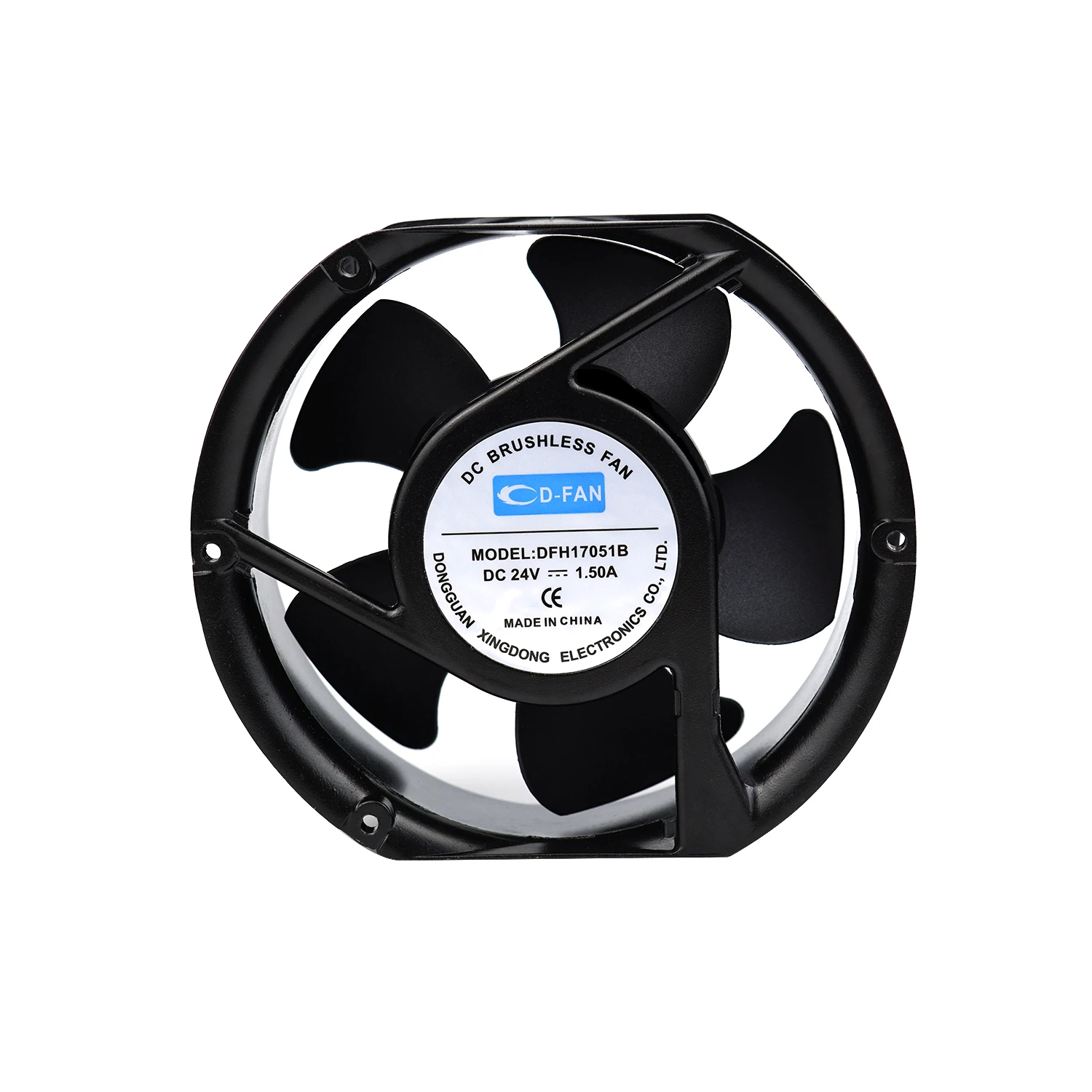 High Air Volume dc axial fan 24v 48v  170mm dc brushless exhaust cooling fan
