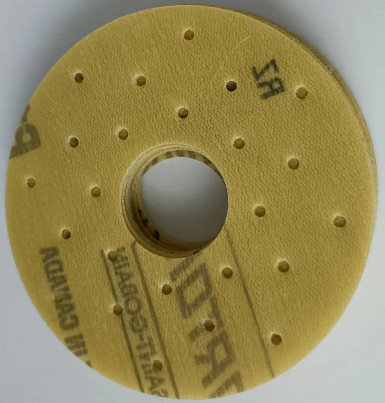 3inch porous  yellow Hook and Loop Sanding Disc orbital sanding disc